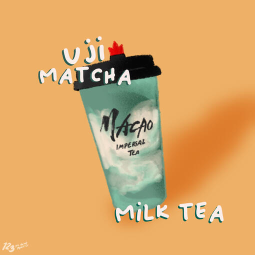 Uji Matcha Milk Tea